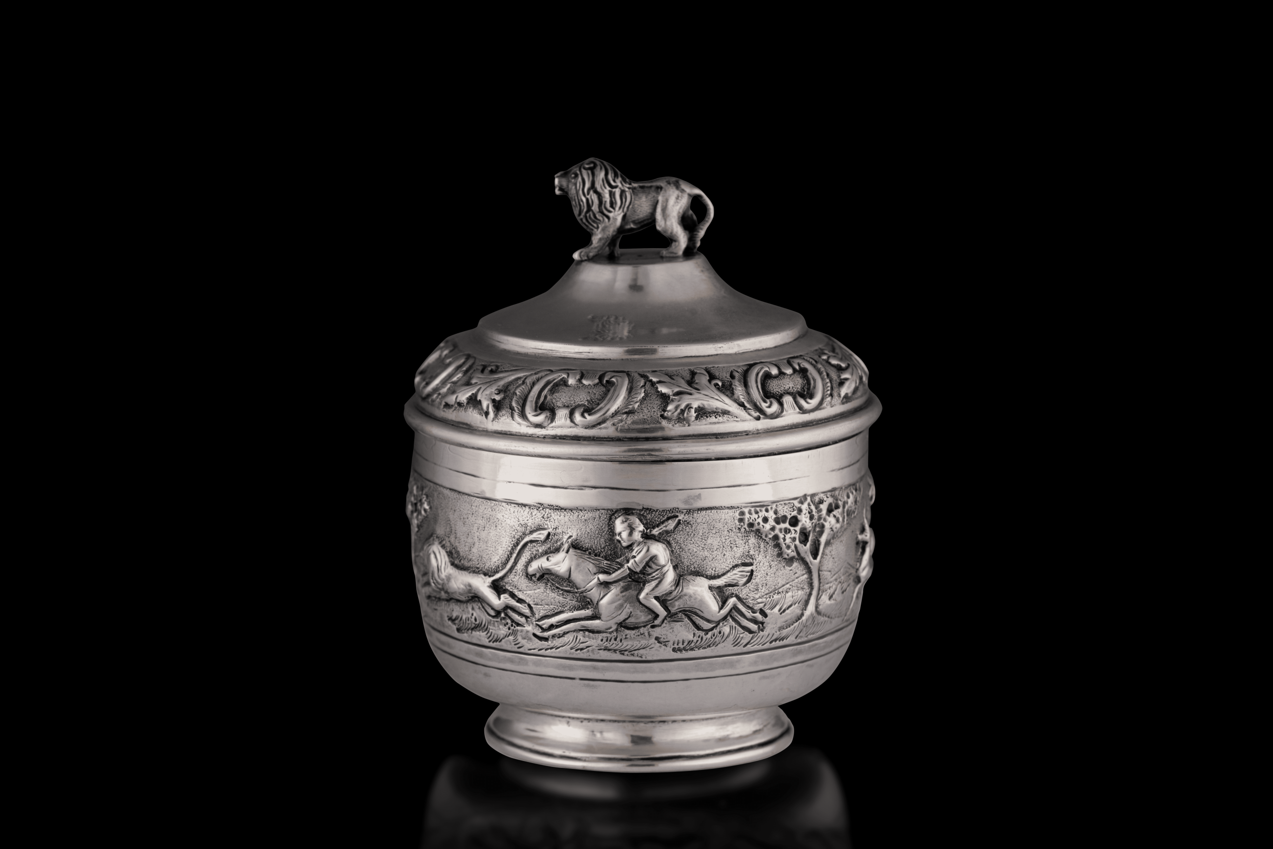 Tea Caddy, Silver, Kolkata, West Bengal, Eastern India, ca.1810-1820.