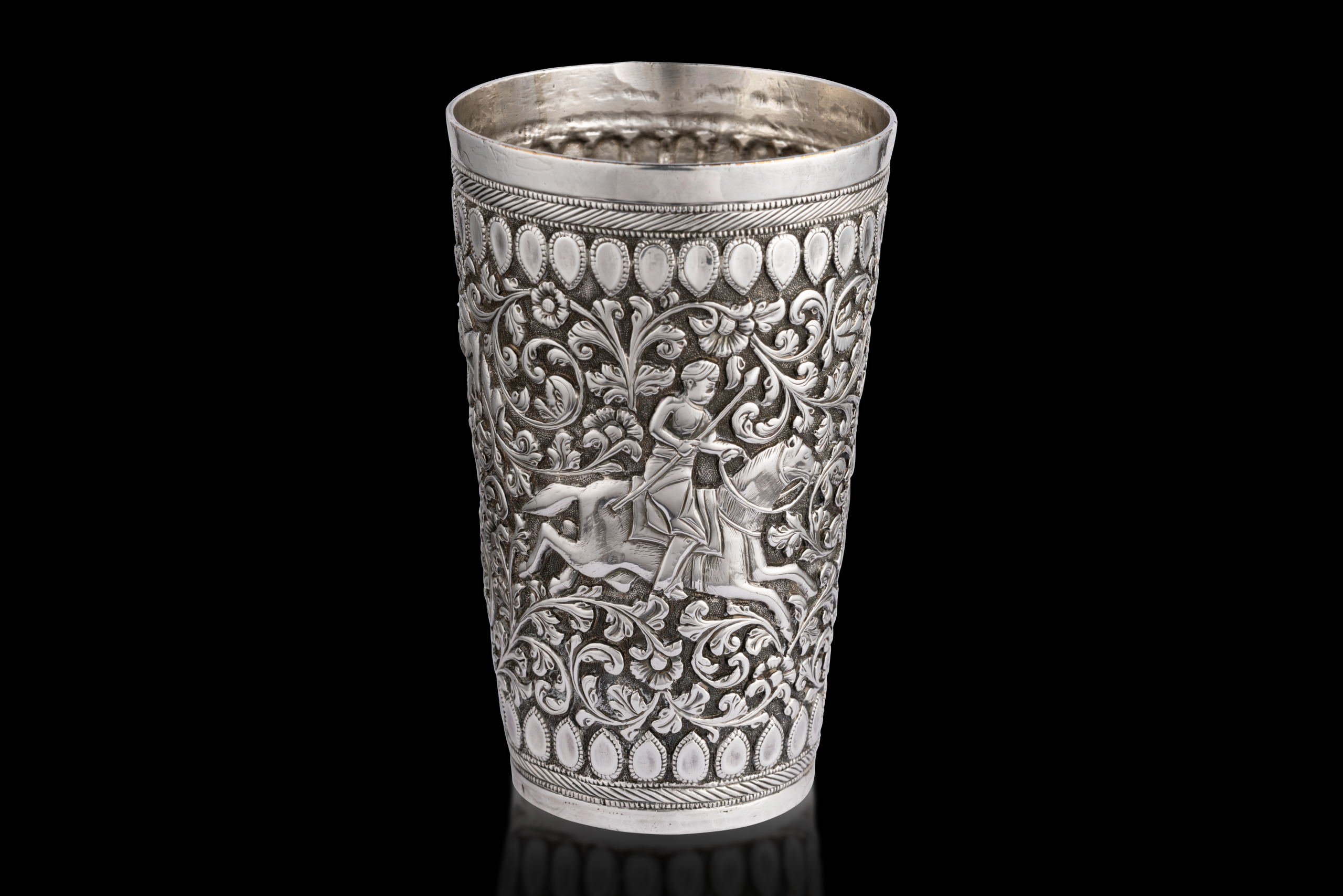 Beaker, Silver, Possibly Bhuj, Kutch, Gujarat, Western India, ca. 1880-1900.