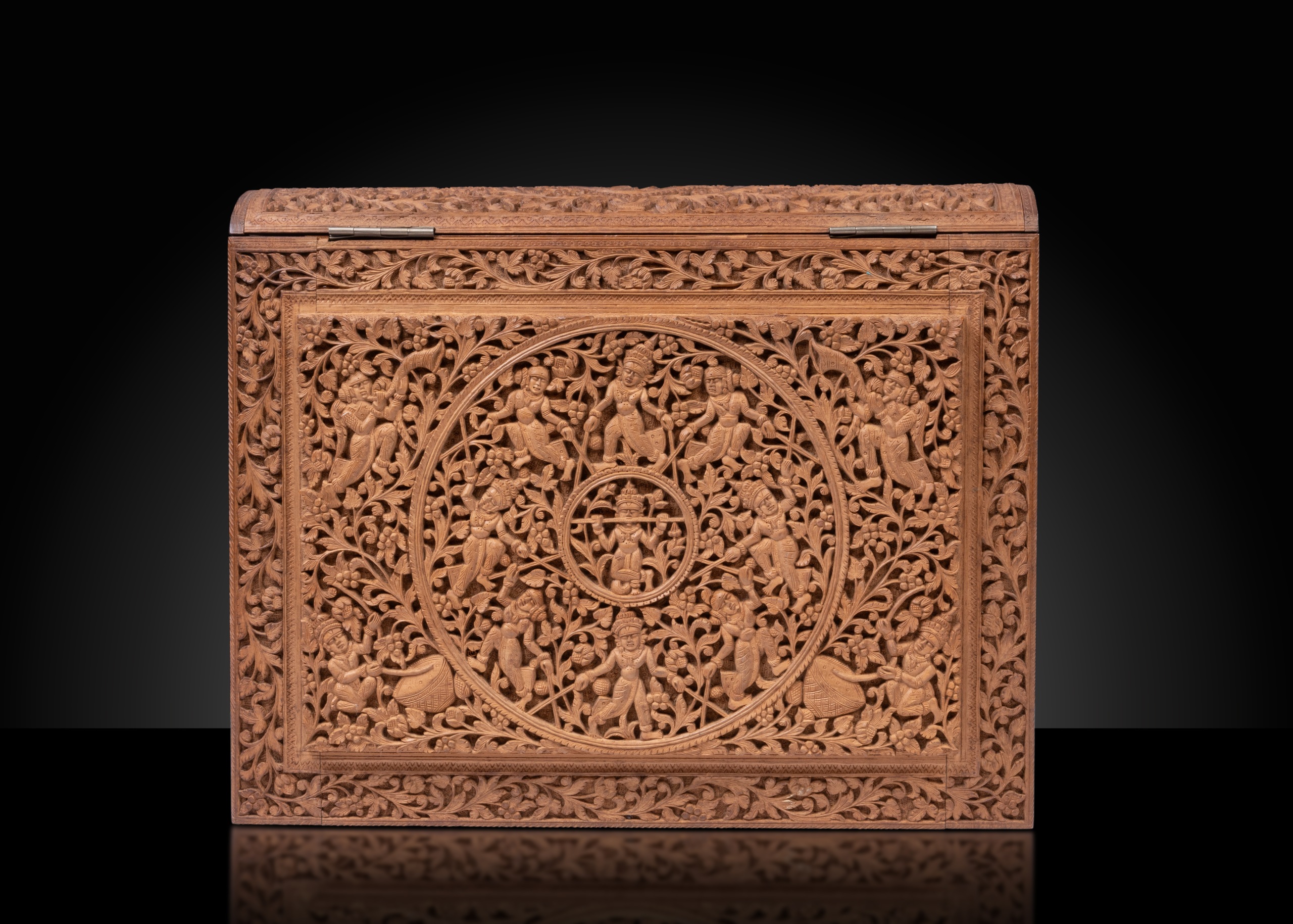 Photographic Album, Carved Sandalwood, Possibly Ahmedabad, Gujarat, Western India, ca. 1901 – 1904.